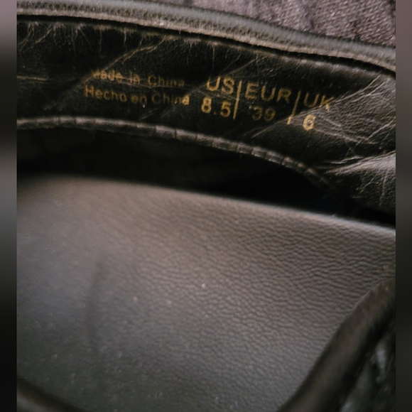 Ladies Black Aldo Size 8.5 Strappy sandals - pu upper black - Picture 4 of 5